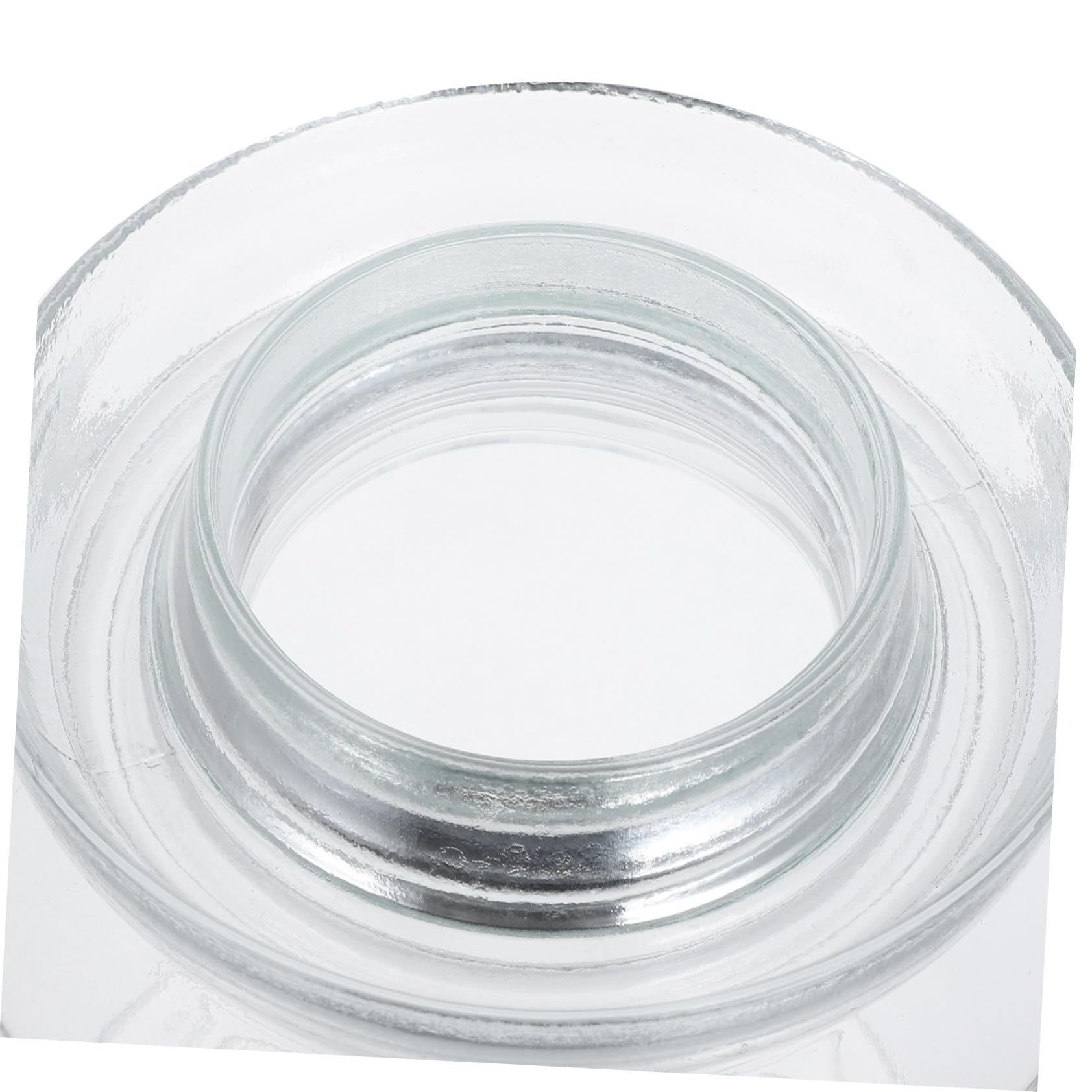 ERINGOGO Tarro de Vidrio Transparente Tarro Hermético para Almacenar Alimentos y Superficie Lisa con Diseño Moderno y Fermentación Confiable Hogar para Cocina