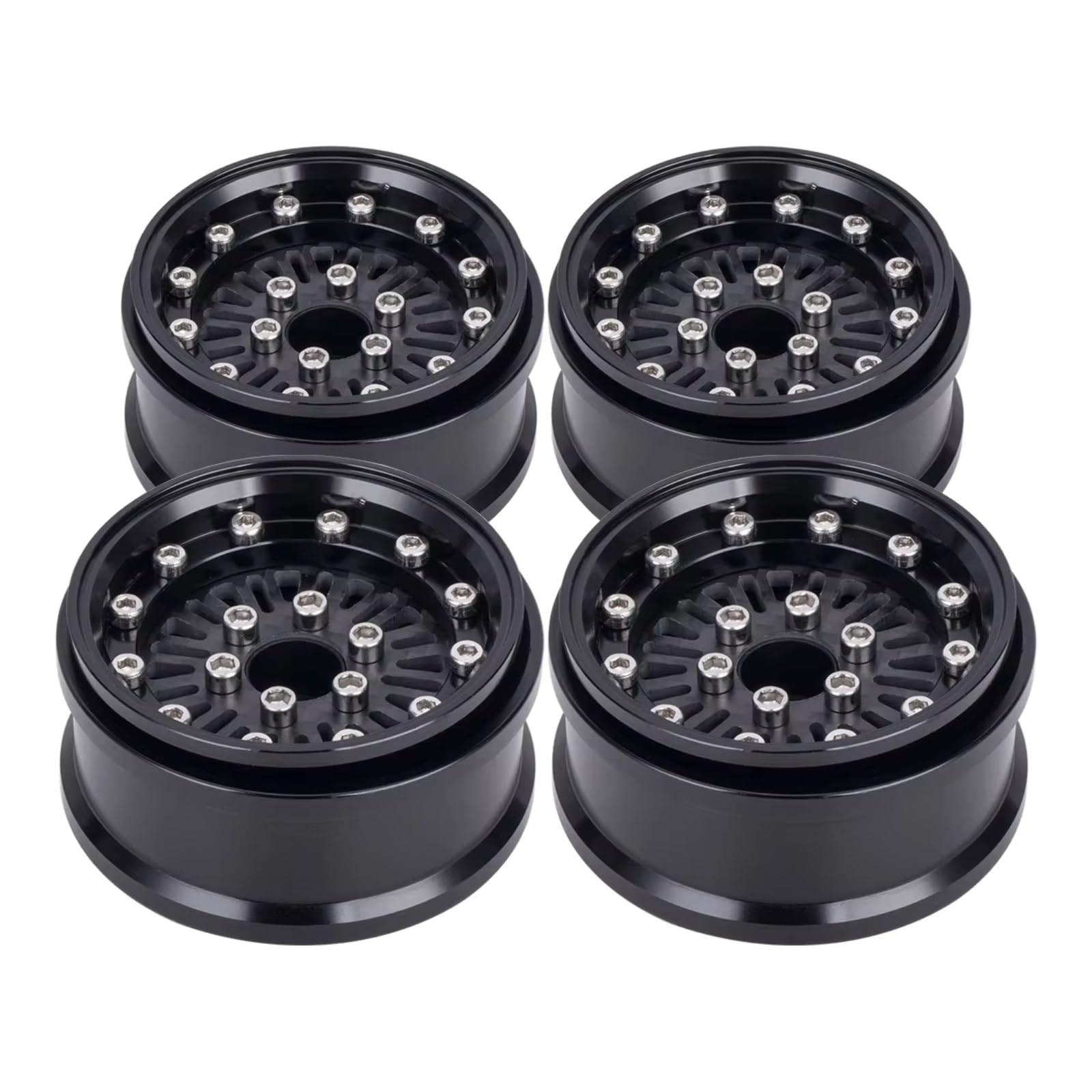 Ruote Beadlock 1,9 Pollici Per Axial Per SCX10 D90 1/10 Rc Auto