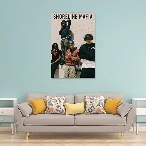 Miniatura 2 de RJETZMU Shoreline - Póster de mafia en lienzo para pared de dormitorio, estética, sala de estar, decoración del hogar, 16 x 24 pulgadas (15.7 x 23.6