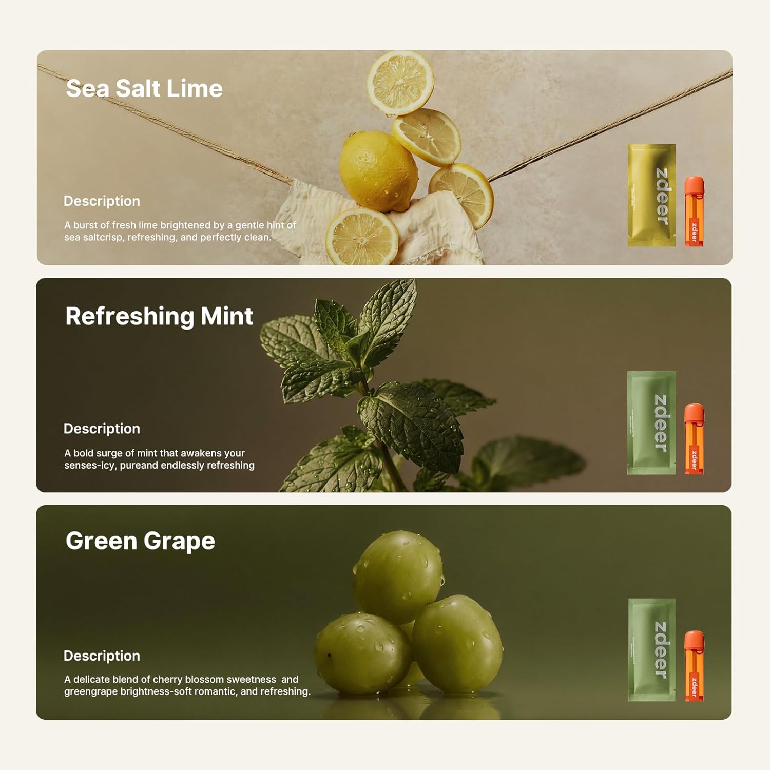 ZDEER Electric Oral Spray for Bad Breath & Dry Mouth, Probiotic Fresh Breath Mouth Spray, Alcohol Free Rechargeable Micro-Mist Breath Spray with 3 Flavor Cartridges, Travel Size