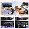 Radio de auto DIN sencillo: receptor estéreo Bluetooth para vehículos - radio FM, entrada USB, tarjeta TF, AUX, salida RCA para subwoofer, sonido EQ, llamadas manos libres 7