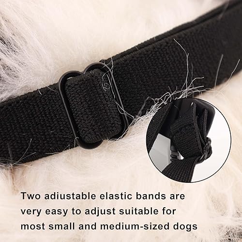 Miniatura 4 de Gafas de sol para perros de raza pequeña, gafas para perros pequeños, resistentes al viento, antivaho, anteojos ajustables para perros pequeños y