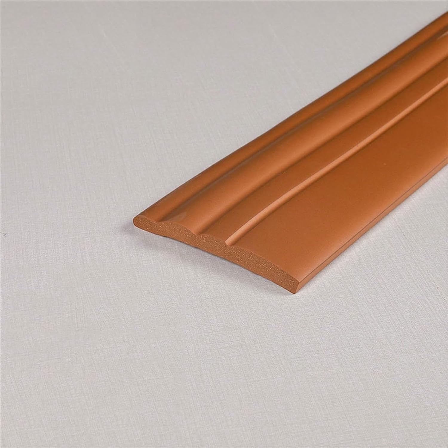 Flexible Baseboards Molding Trim，Flexible Baseboard Trim 4 Inch x 16.4 Feet Self-Adhesive Vinyl Wall Base, Rubber Peel and Stick Design Cove~/