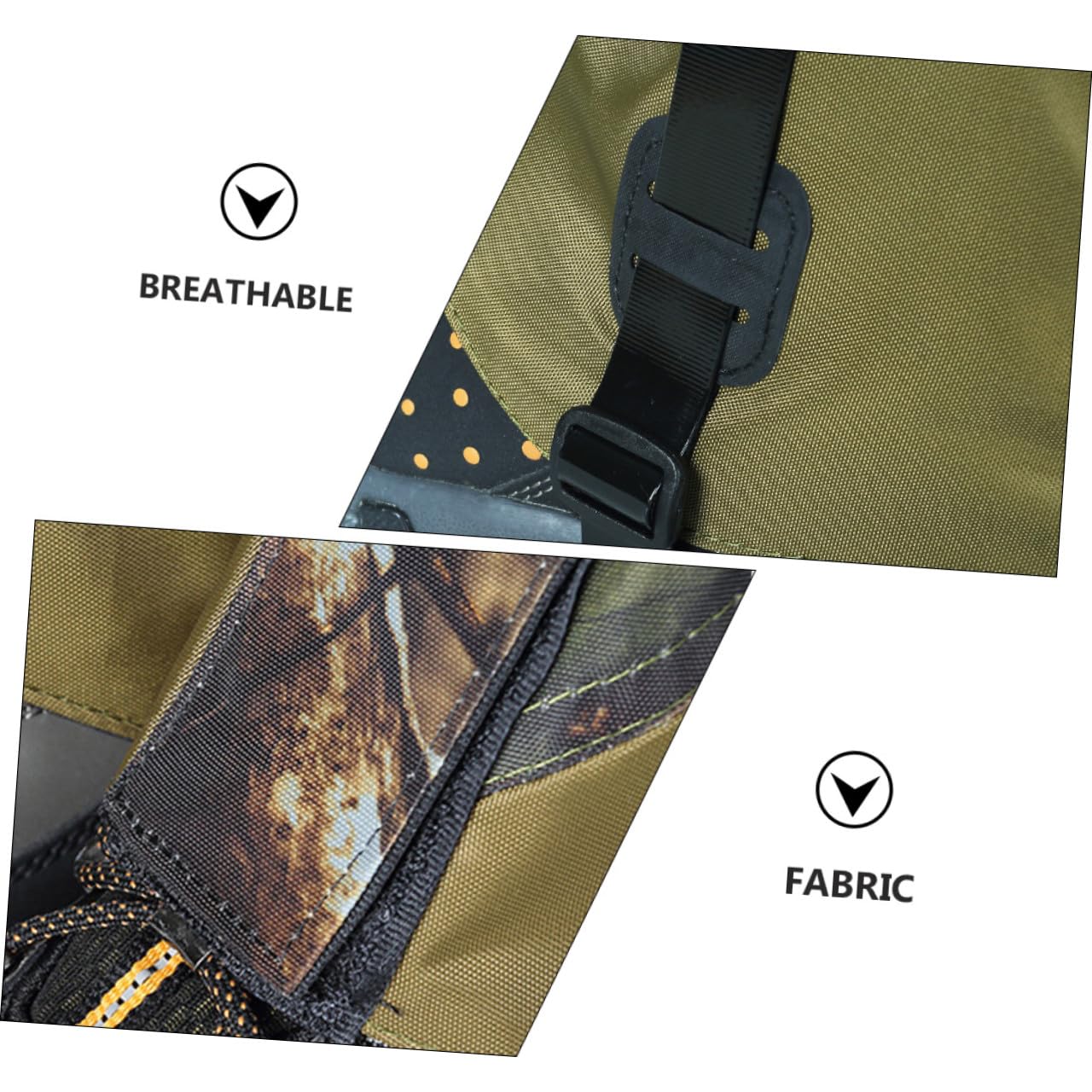 Outdoor Gamaschen aus Strapazierfähigem Material Atmungsaktive Stiefelgamaschen für Trekking und Schneewandern 1 Paar Bein Ärmel mit Verstellbarem Design