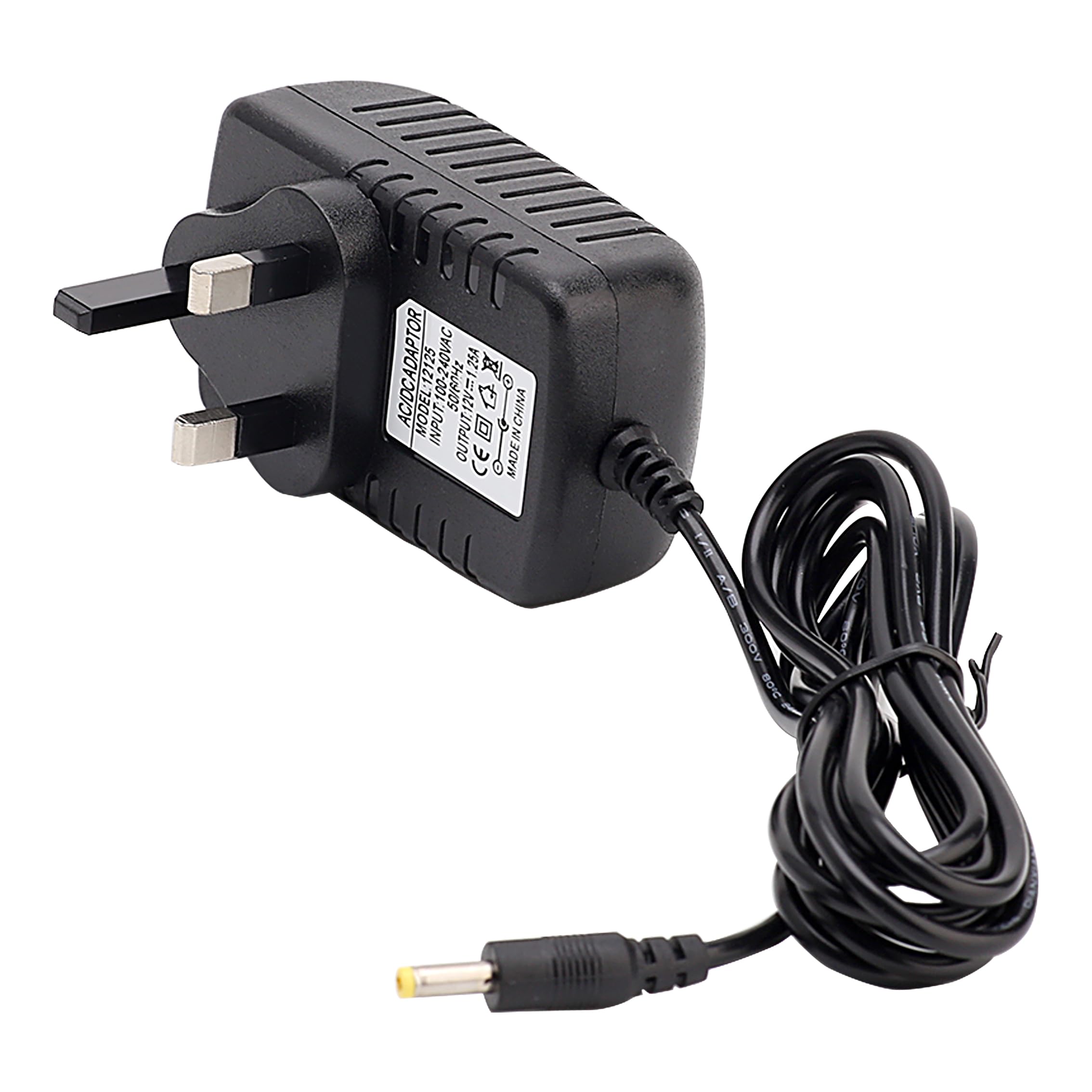 15W Power Supply Black, Compatible with Echo Dot (3rd / 4th / 5th) Gen Dot with Clock Dot Kids Edition Show 5 (1st & 2nd Gen) Spot Pop Fire TV Cube Power Cord