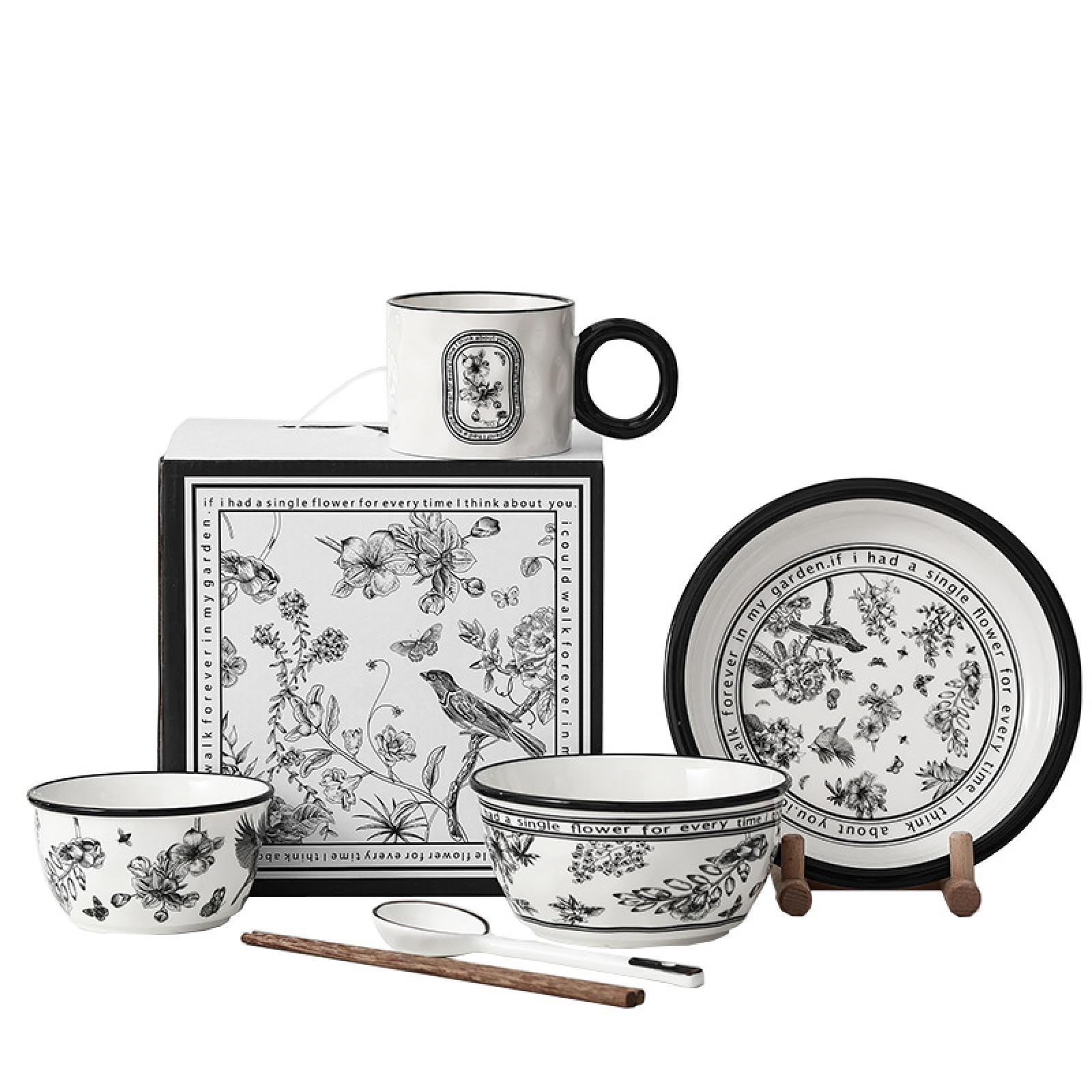 ブランド食器セット（白・黒・楕円形） mein.jpg