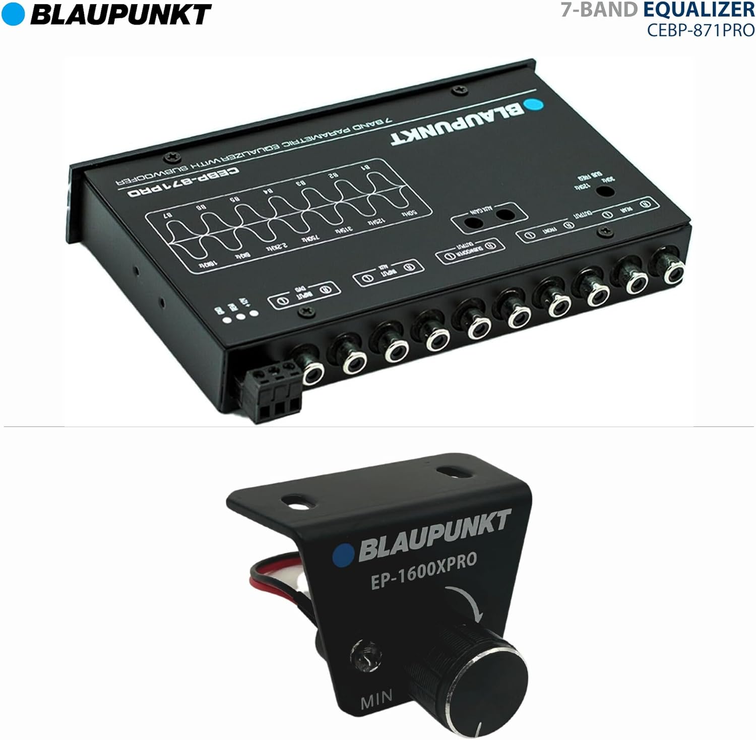 BLAUPUNKT CEBP-871PRO 7 Band Compact Equalizer Maximum Output Voltage 7V RMS