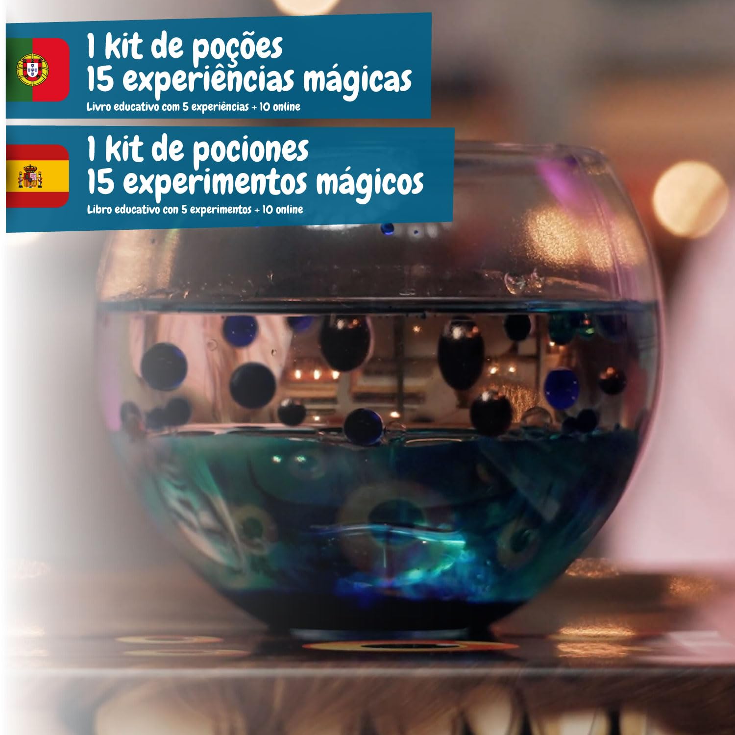 Science4you Pociones Mágicas Misteriosas - USA el Caldero Mágico y CREA Tus Pociones, Juego de Magia para Niños, Manualidades con Caldero Mágico, Regalo para Niños y Niñas 7 8 9 10 11 12+ Años