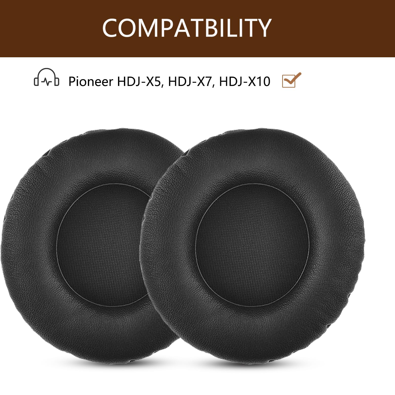 Amazon | AKHQC 交換用イヤーパッド、Pioneer HDJ-X5 HDJ-X7 HDJ-X10