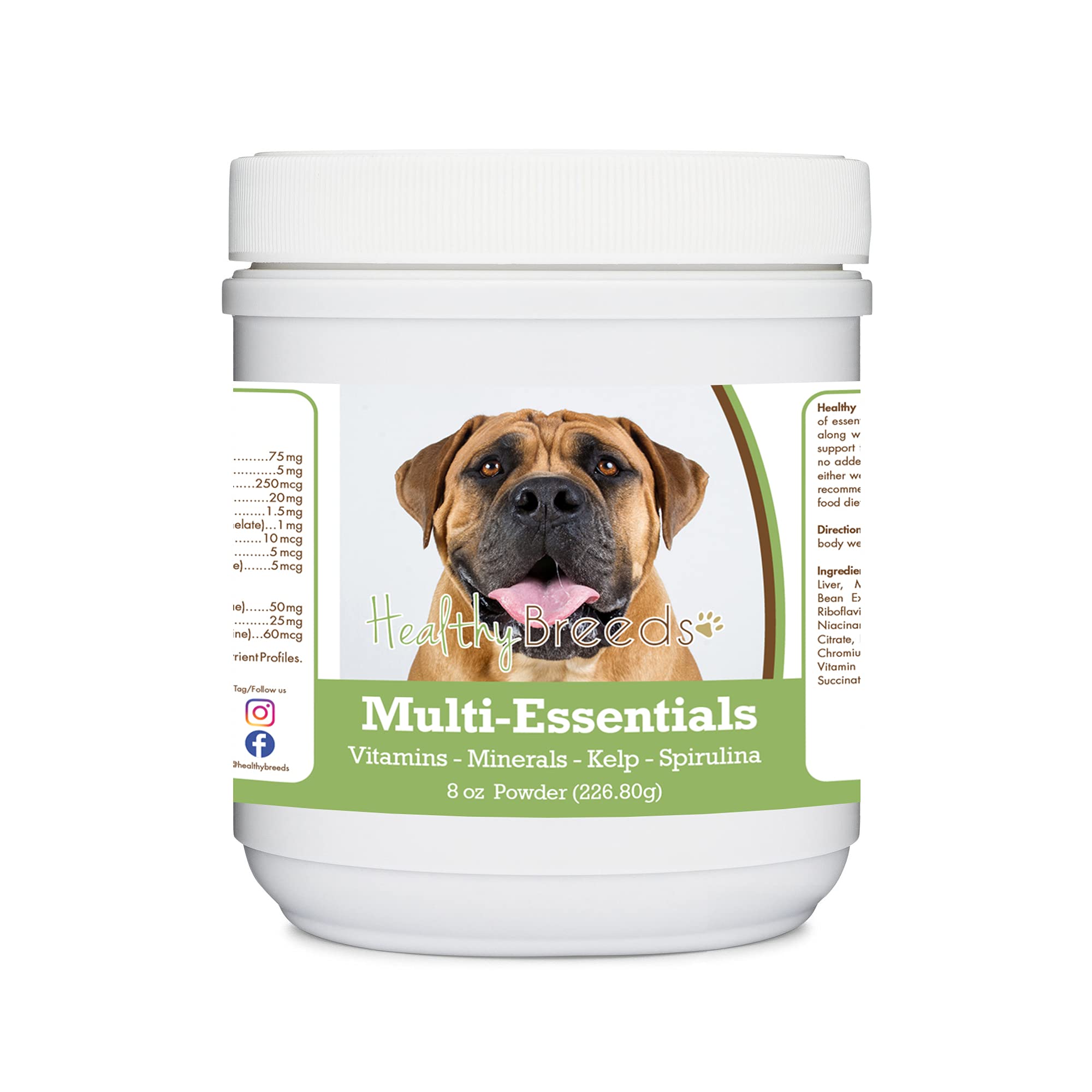 Healthy Breeds Boerboel Multi-Essentials Powder for Dogs 8 oz