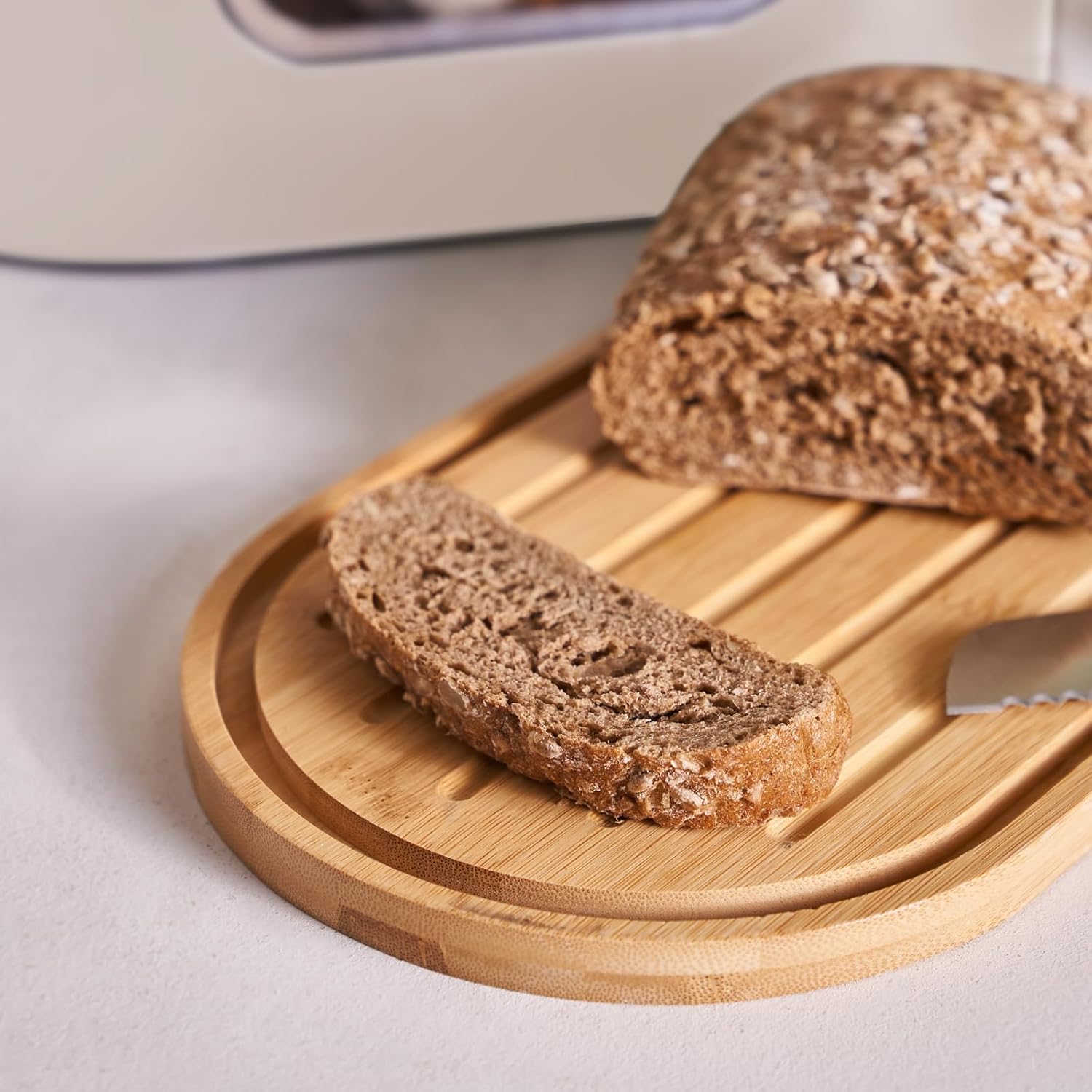 KARACA STREAM 2'IN 1 EKMEK KUTUSU-CREAM