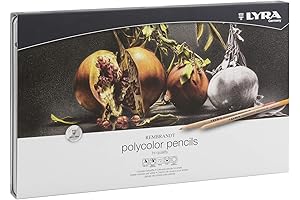 Lyra Rembrandt Polycolor Colored Pencils: 72 Professional Oil-Based Pencils for Artists and Students