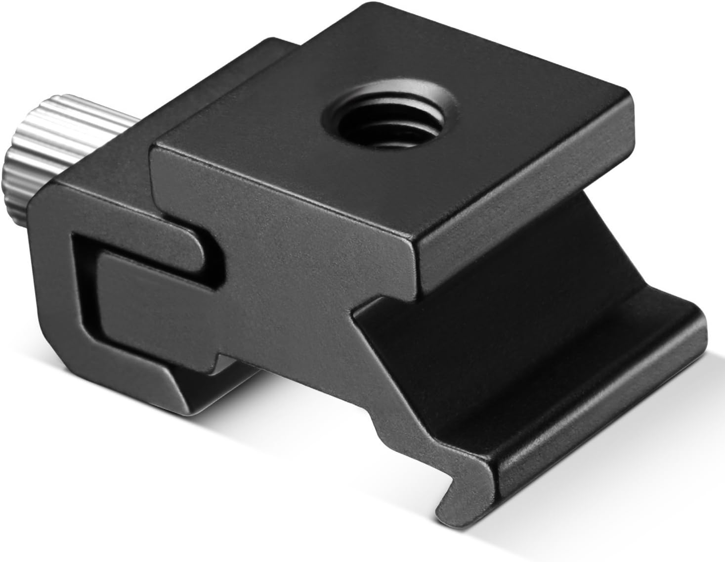 Neewer® Black Metal Cold Shoe Flash Stand Adapter with 1/4-inch -20 Tripod Screw (5 Packs)