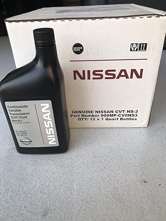 Nissan Genuine OEM CVT-3 Transmission Fluid 999MP-NS300P 12 Quarts
