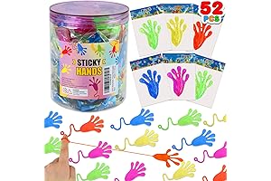 Sticky Hands - 52 Pack of Stretchy Fidget Toys for Kids and Adults