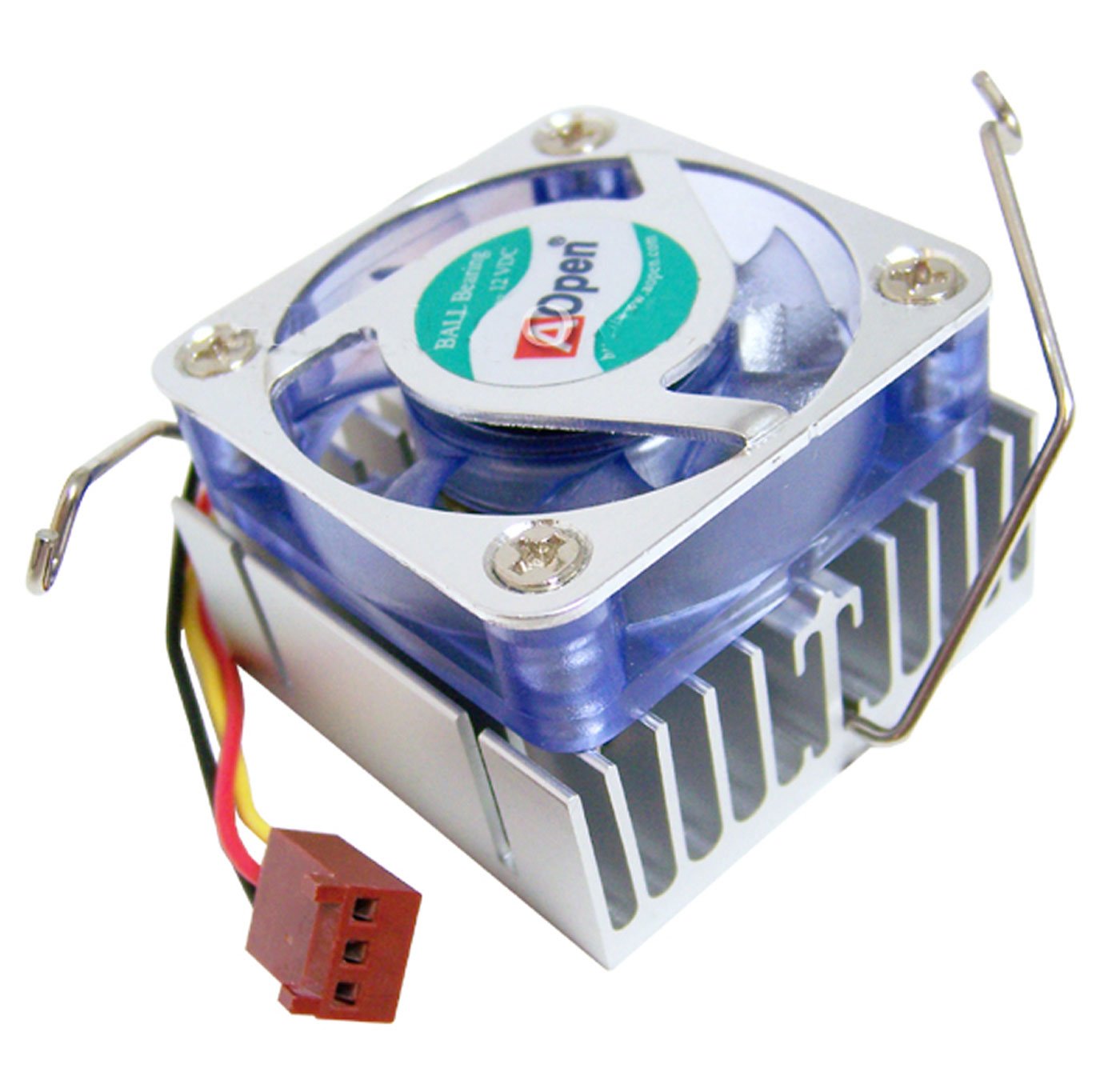 Aopen - Aopen 12vDC 3-Wire with Clip Heatsink-Fan Assy NEW DFC401012M-HEATSINK-FAN Assy