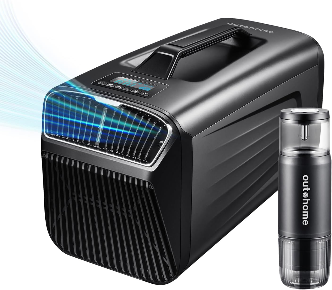 5200BTU Portable Tent Air Conditioner For Camping and Portable Electric Espresso Machine,Outdoor and Indoor Use,Suitable For RV,Van and Car