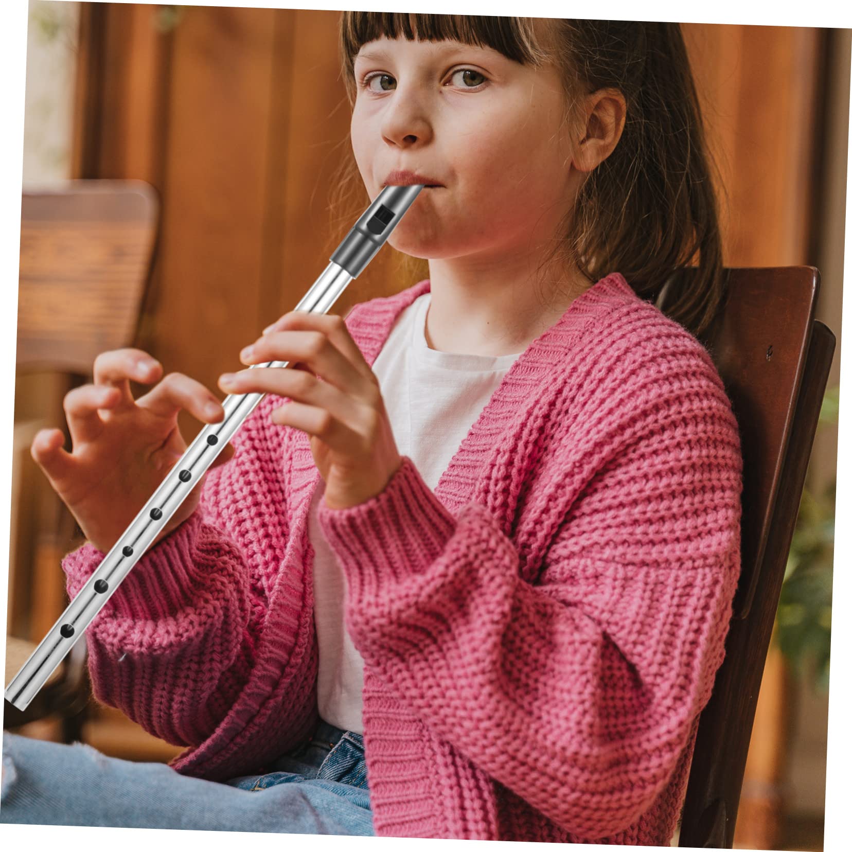 TOYANDONA 2pezzi Flauto Irlandese in Metallo c Principianti e Intermedi Strumento Musicale Facile Da Suonare Adatto Tutti Colore Elegante Per Occasioni Diverse