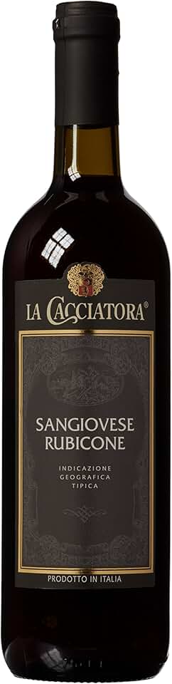 Vinho Fino Tinto Italiano La Cacciatora Sangiovese Rubicone IGT 06x750ml
