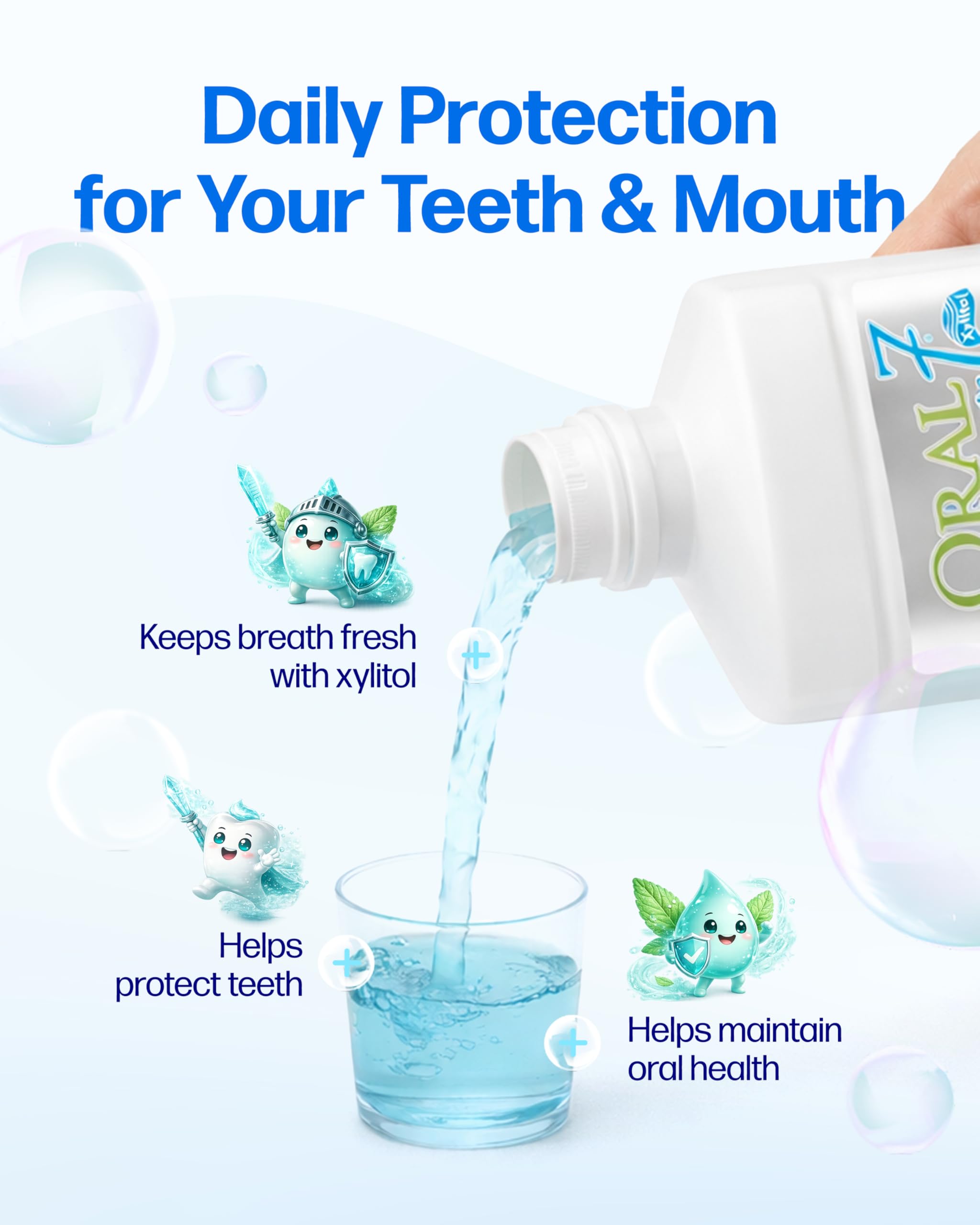OralSeven - Enjuague bucal hidratante (250 ml)