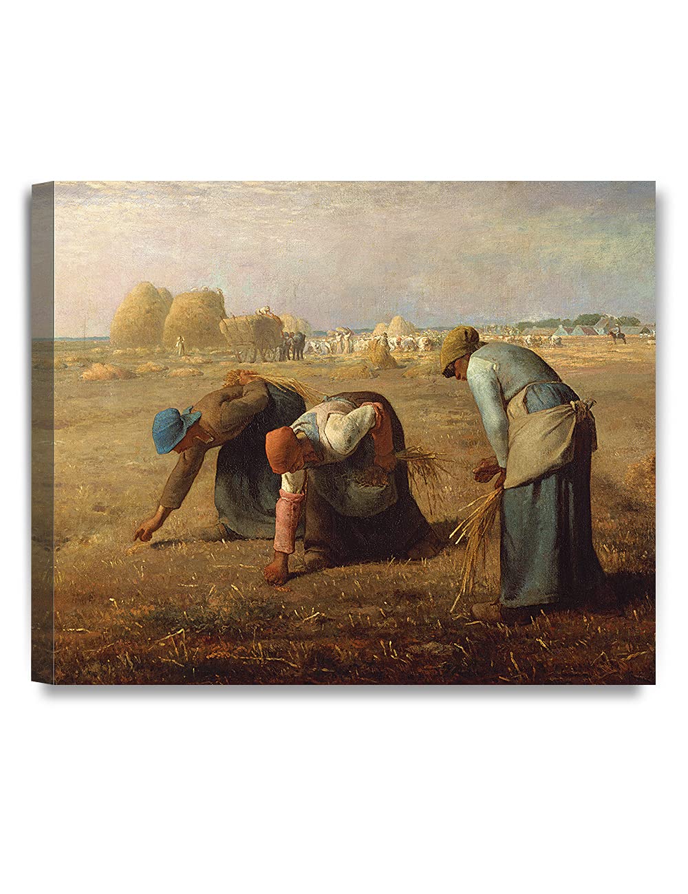 額装されたアートワーク "The Gleaners" The Recall of the Gleaners - Jules Breton | Artera