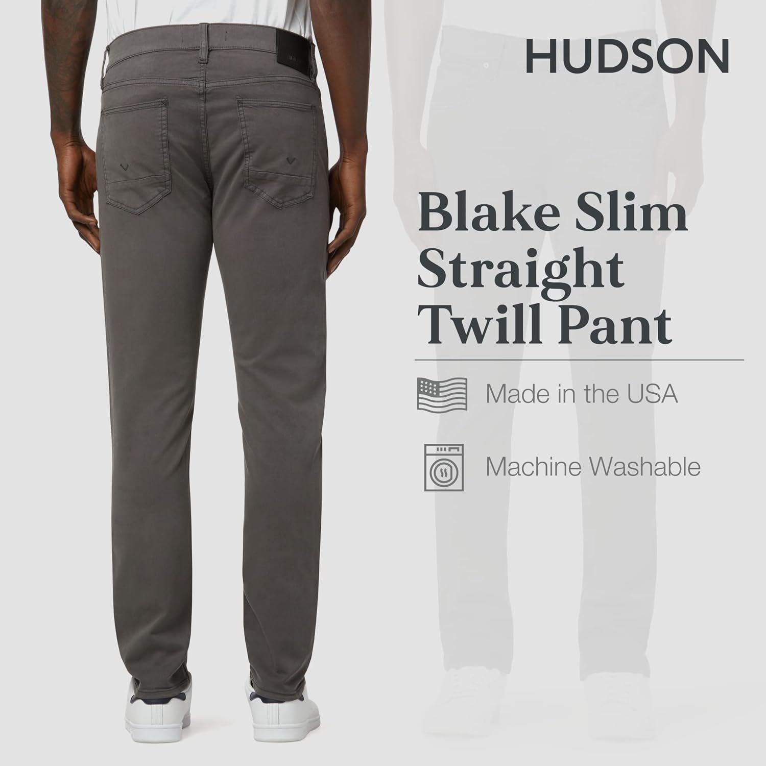 Hudson Men's Blake Slim Straight Leg Jean