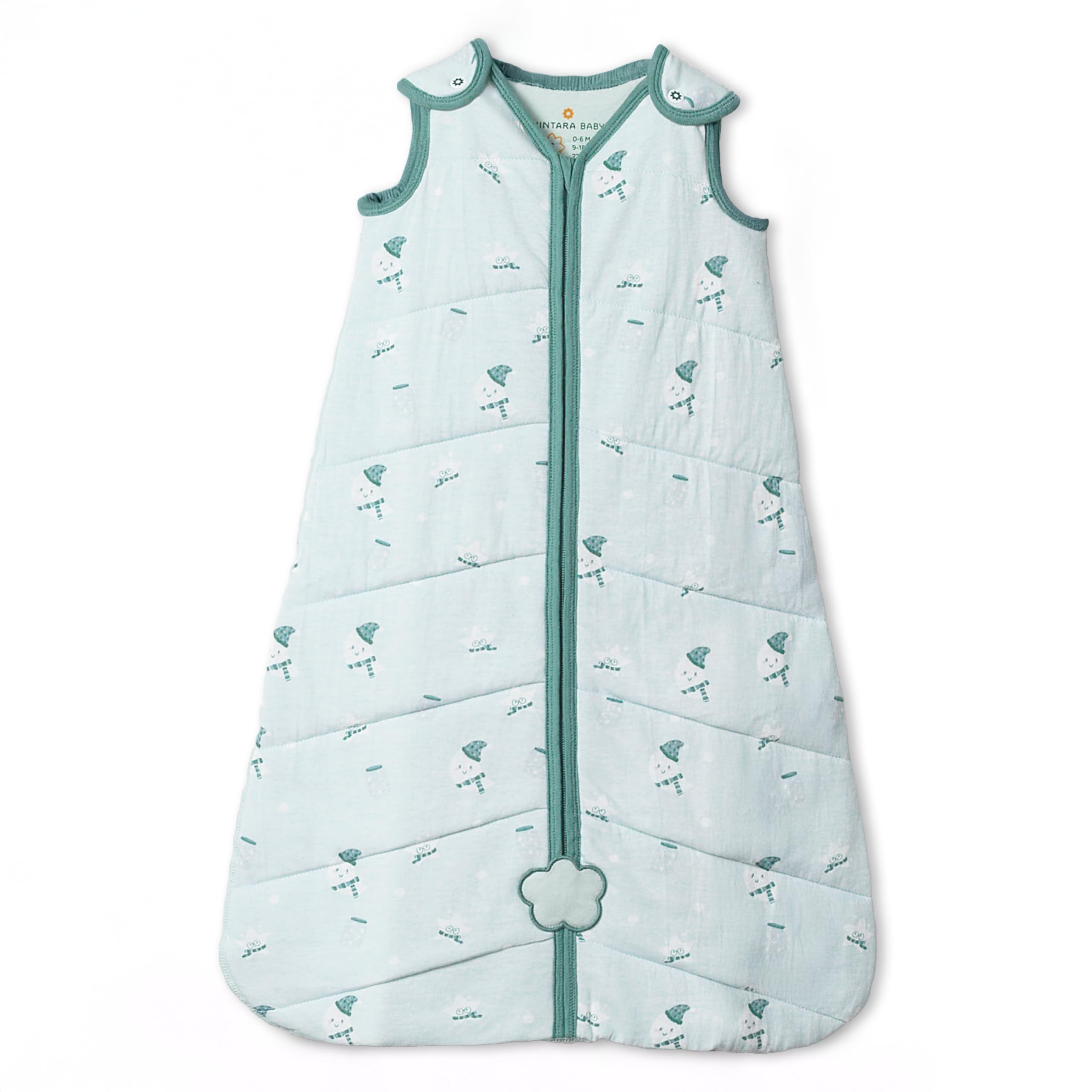 NINTARABABY 1.5 TOG Sleep Sack - Premium Organic Cotton, Soft, Breathable, Wearable Blanket for Newborns, Infants & Toddlers (0-6 Months), Unisex Baby