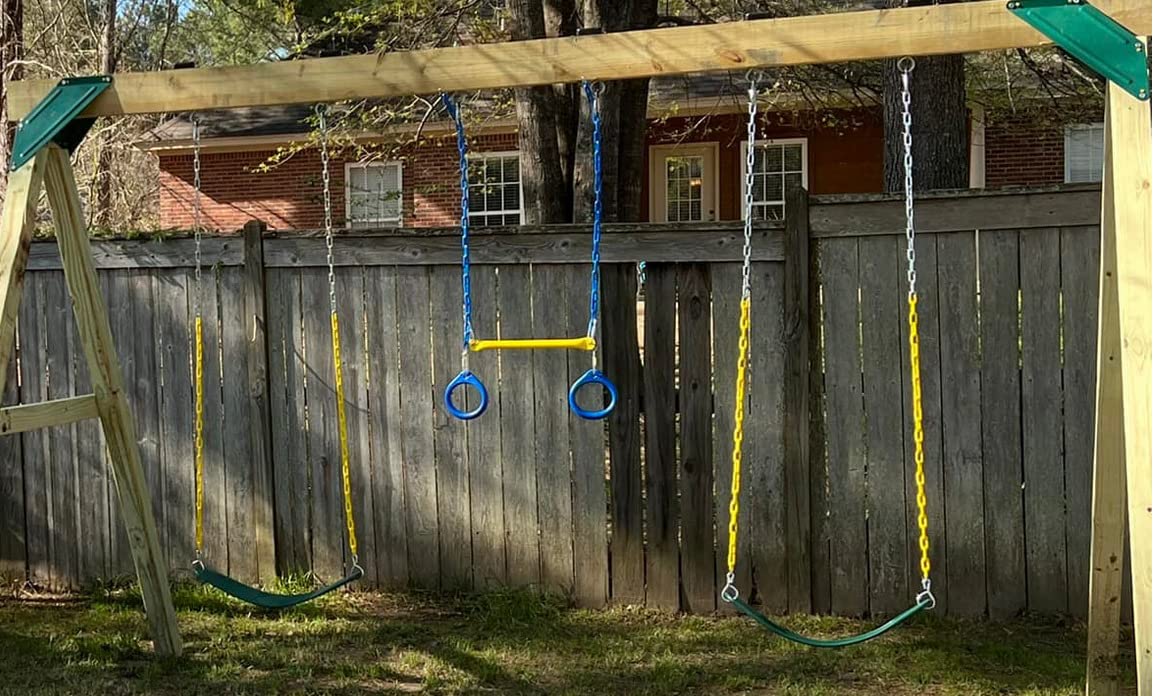 DIY Swing Set Brackets Right/Left Braces Set of 2 Do It