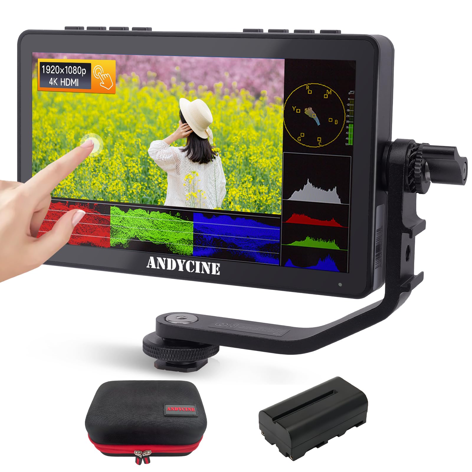Amazon.com : ANDYCINE A6 Max 6 Inch Touch Screen Camera Filed
