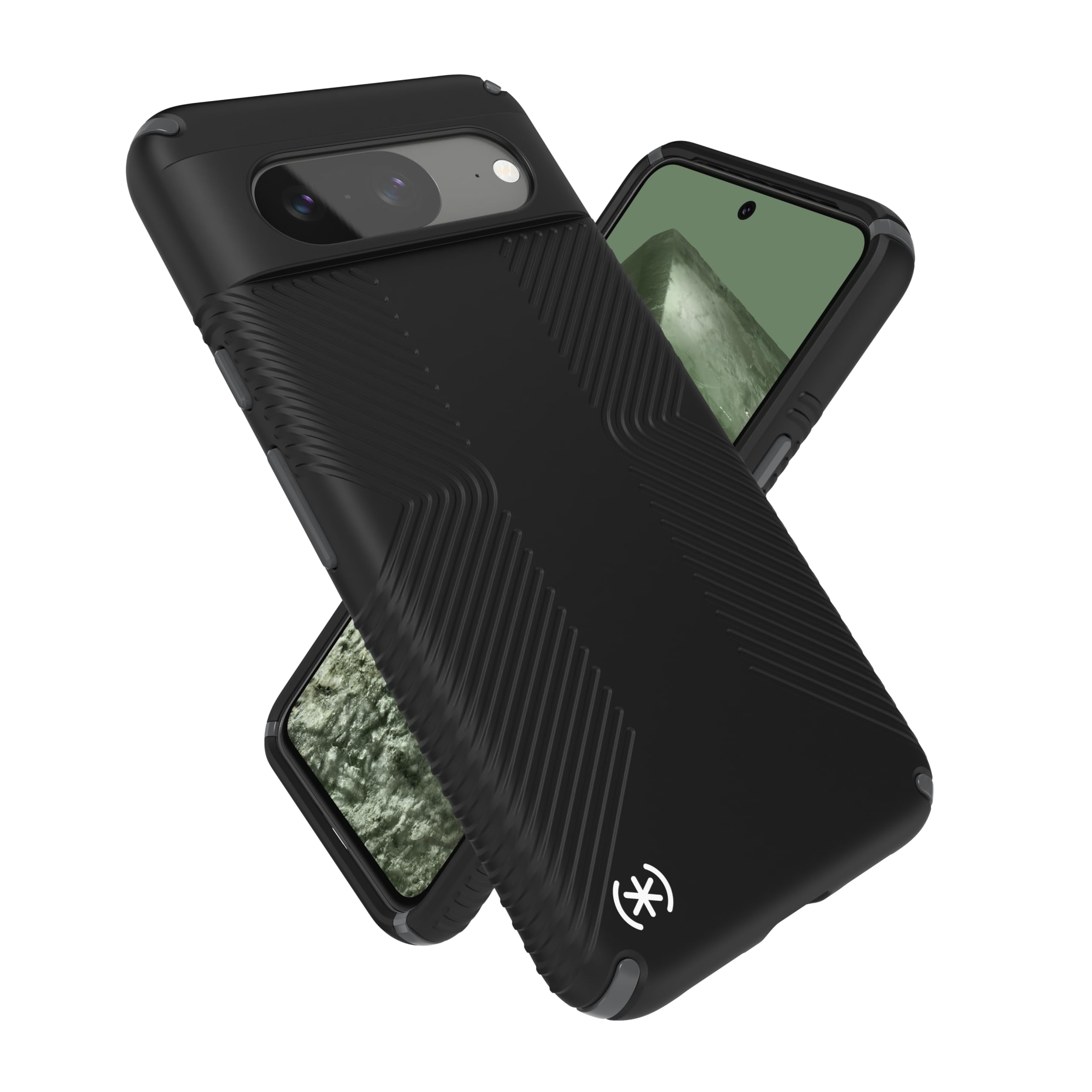 Petocase Custodia Google Pixel 8 Effetto Marmo | Cover Antiurto 3 Strati Con Paraurti TPU, Blu E Rosa