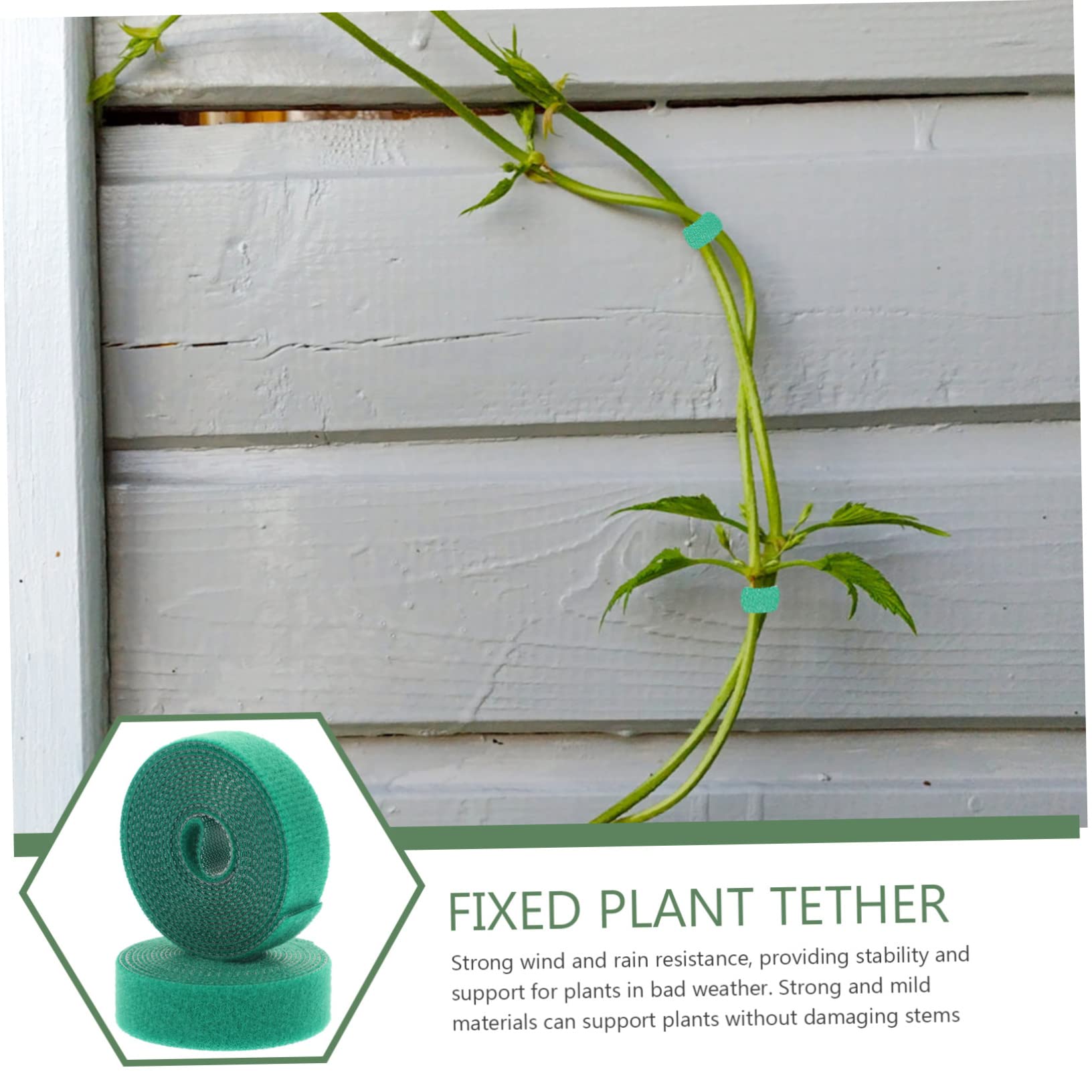 Sosoport 8pièces Attaches Plantes Réutilisables Ruban De Support pour Jardins Fixation Et Ajustable pour Plantes Grimpantes Et Fleurs