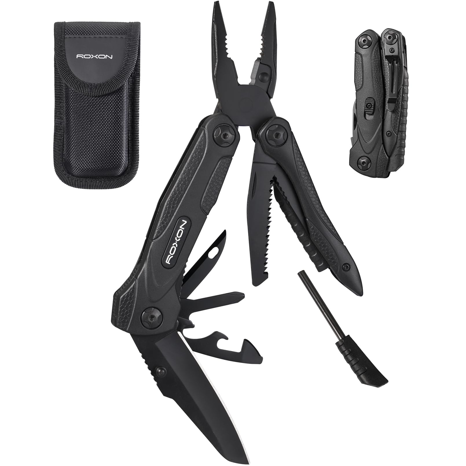 ROXON CM1349 Spark Survival Multitool Plier, 14-in-1 Multitools