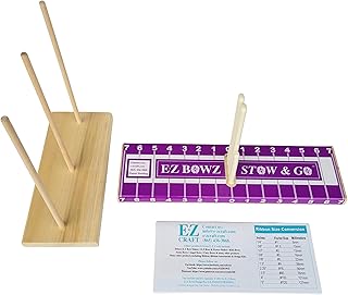 EZ Bowz Stow & Go Bow Maker with Detachable Spool Holder - Easy Bow Making Tool - Bowmaker for Crafts, Wreath Making, Tree Top Bows, Hair Bows, Ribbon Bows, Gift Bows - Christmas Decor Bowmaking