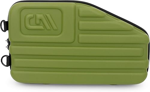 Miniatura 7 de CASEMATIX Estuche de pistola con bloqueo para pistolas pequeñas a grandes de 0.354 in con espacio para clips y accesorios adicionales, funda