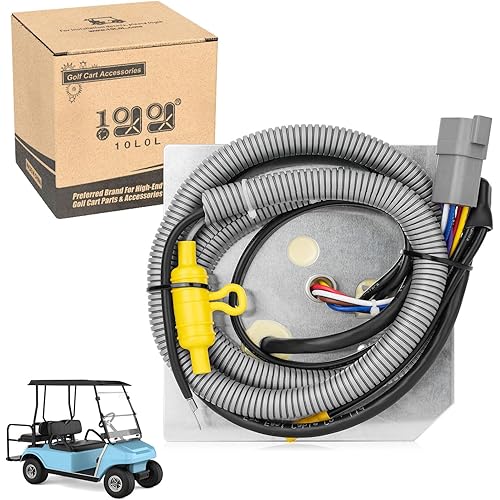 10L0L Golf Cart On Board Computer OBC for Club Car DS Electric 48v Regen II, IQ 101909902 AM1229201 102852001 103359401 103403101 with Square 6-pin Plug