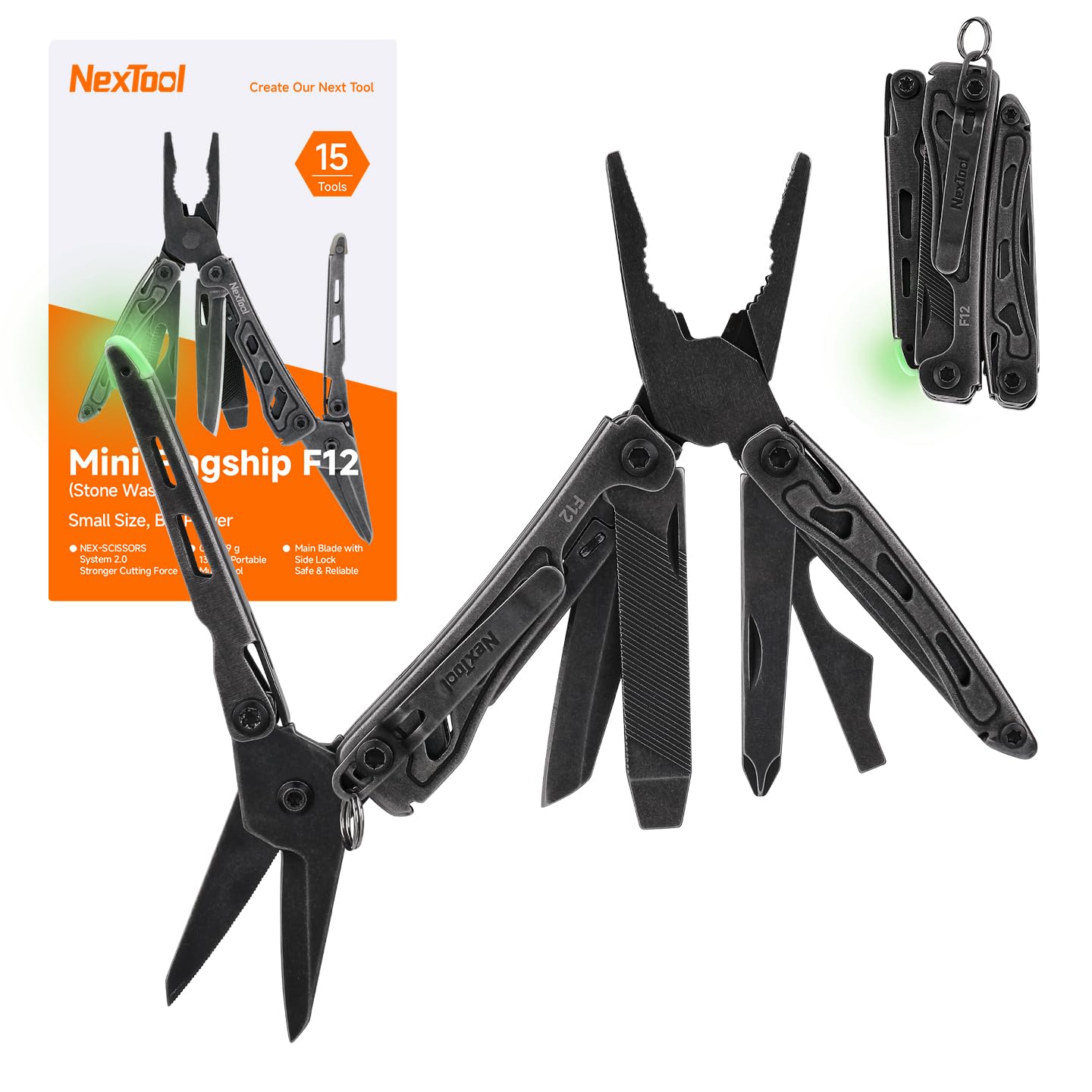 NexTool Mini Flagship F12 Keychain Multitool
