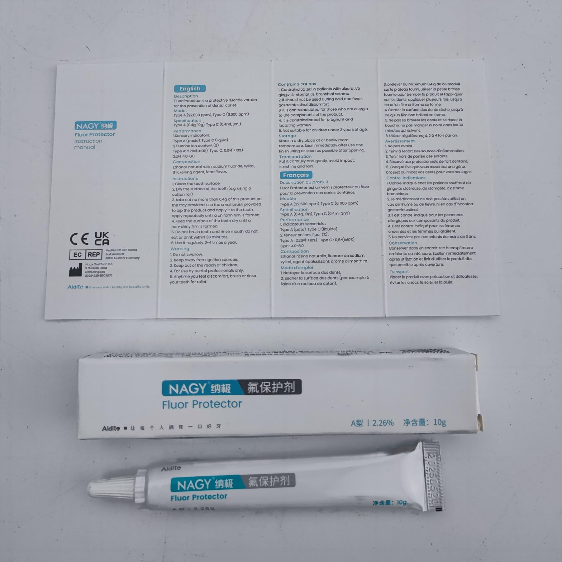 NAGY Fluor Protector Barniz Fluorado 10 g 22.600 ppm
