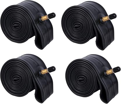 BWSHLF Bike Tube 26/27.5/29 Inch,Schrader Valve 35MM Mountain Bike Inner Tube 4 Pack