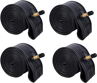 BWSHLF 29" Bike Tubes (4 Pack), MTB Bicycle Replacement Durable Butyl Rubber Fit 29x1.75/2.3, Schrader Valve 35mm
