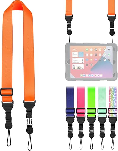 Miniatura 11 de Correa de nailon para iPad, correa ajustable para el cuello de la cámara, cómoda correa de hombro para iPad, tableta de teléfono celular, cámara
