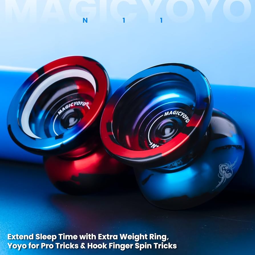 セブンマジック　ヨーヨー Amazon.com: MAGICYOYO Dual Purpose Yoyos - N11 Blue Splash