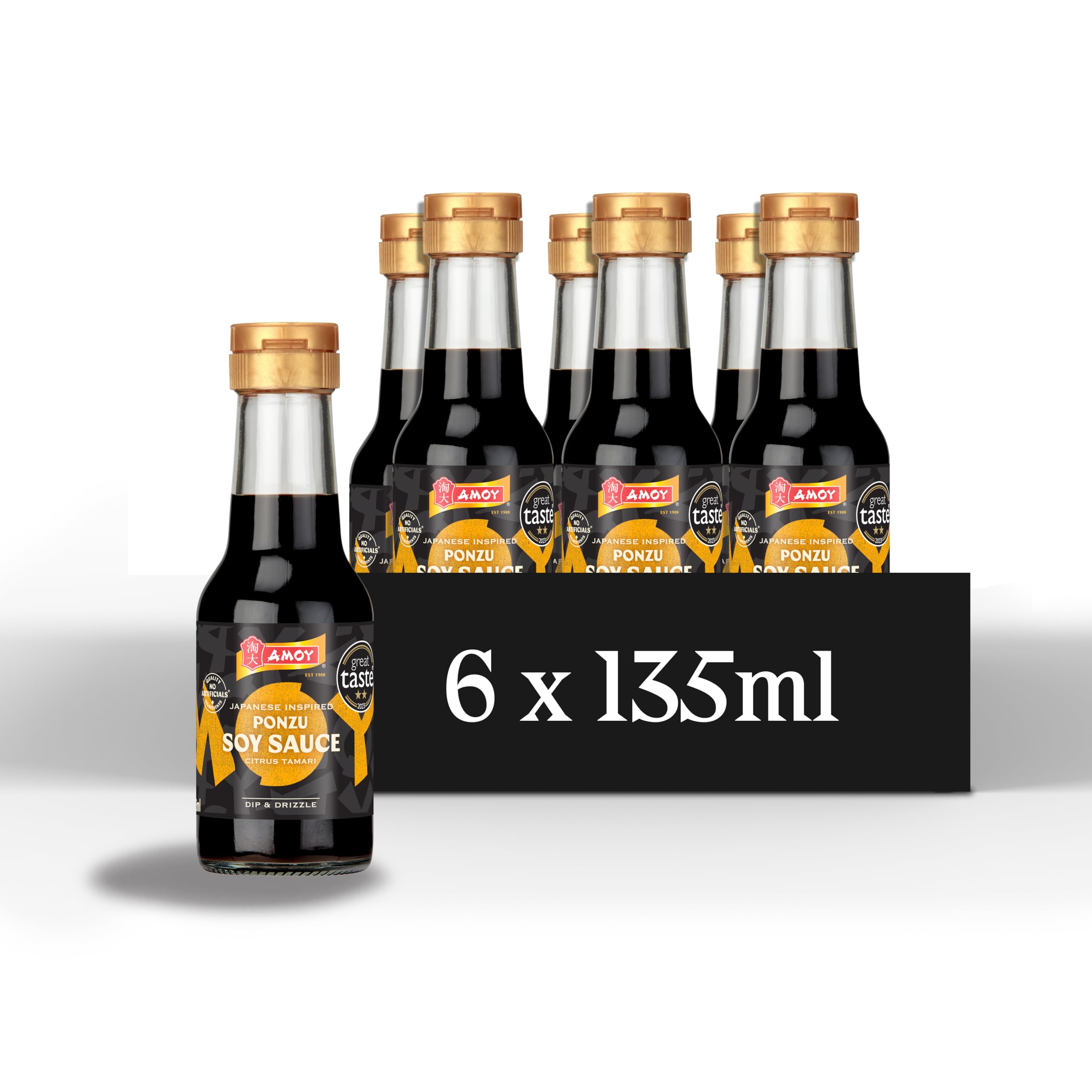 Amoy Ponzu Soy Sauce 6x135ml