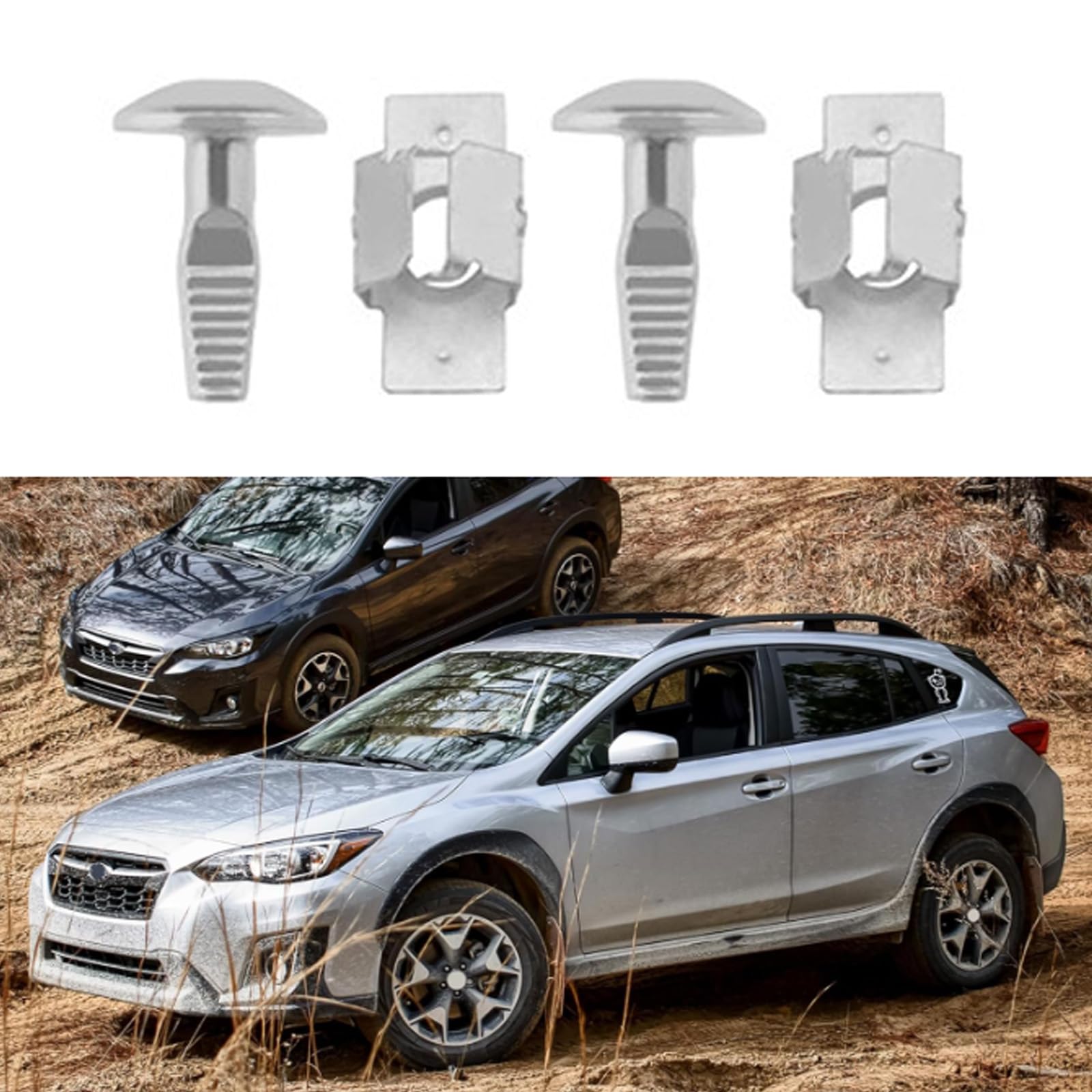 10 Paires Cache Sous Moteur, Clips De Fixation En Alliage D Pour Attaches De Sous Plateau Moteur De Voiture 703016 703018 Remplacement Compatible Avec 206 207406 407 806 807 92305819