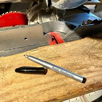 RevMark Customized Permanent Marker, USA Made, industrial quality, durable tip - personalized for business, construction company, trade show, woodworking, advertising/promotions (Black, 100 Markers)