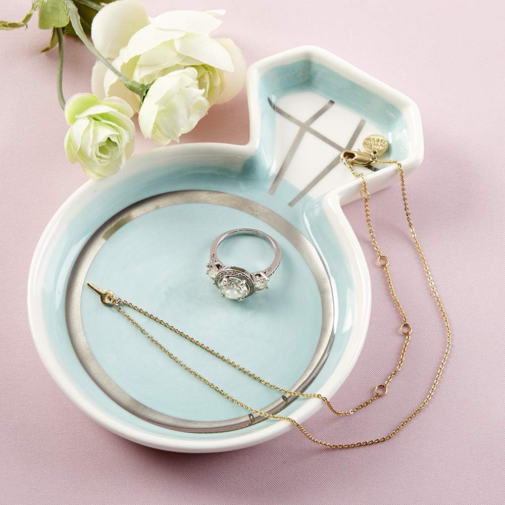 Kate Aspen Diamond Ring Wedding Trinket Dish, One Size
