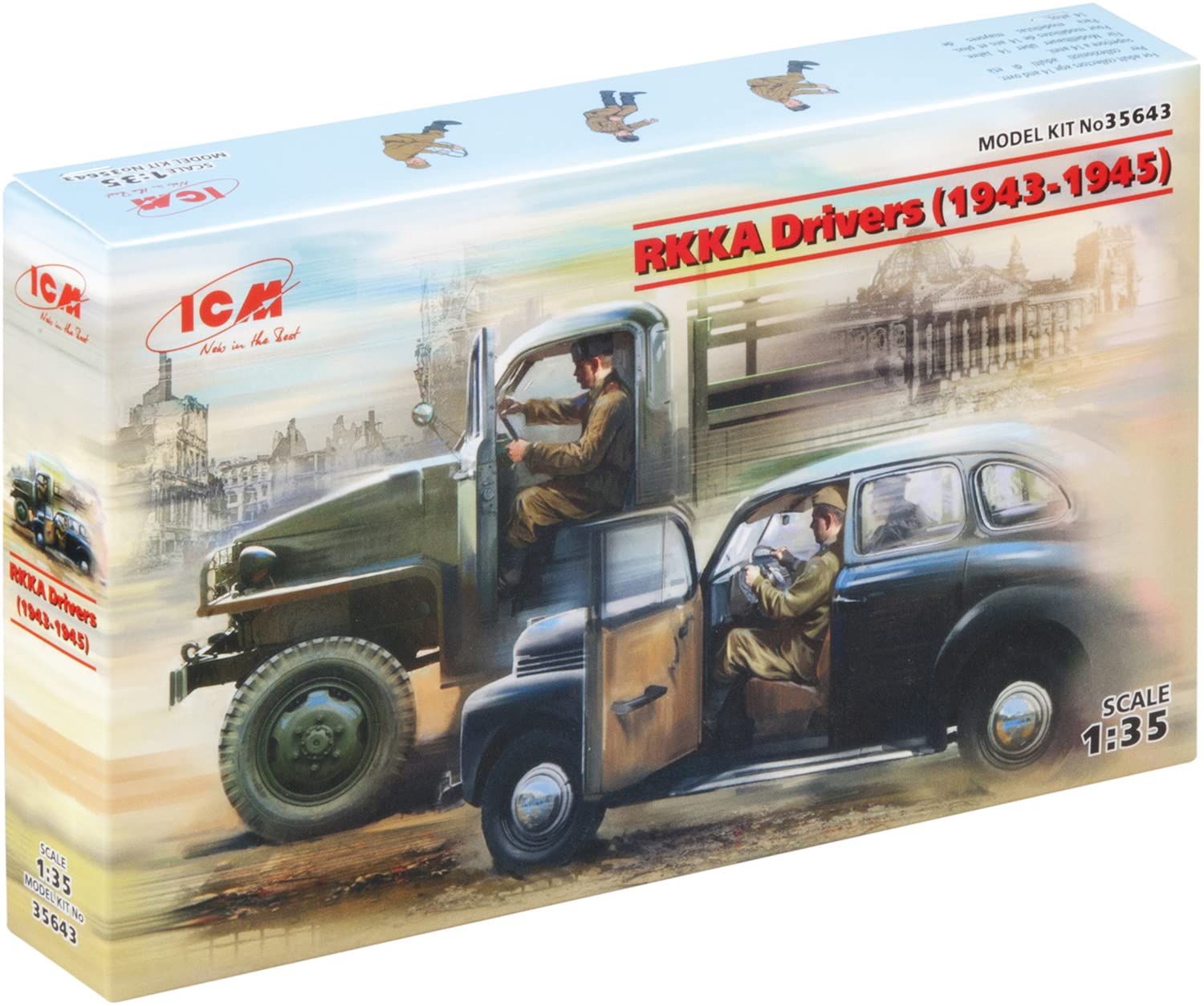 Amazon | アイシーエム ICM 1/35 ソビエト赤軍 RKKAドライバー 1943