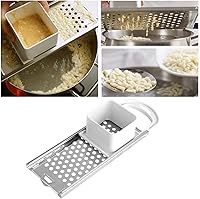 Vista 7 de Fabricante de Spaetzle de acero inoxidable, herramienta para hacer bolas de masa de fideos, herramienta de cocina de pasta de acero inoxidable