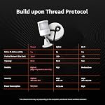 Aqara Motion and Light Sensor P2, Matter Over Thread, Requires Thread Border Router, Motion Detector with Light Sensor, for Various Automations, Supports Apple Home, Alexa and SmartThings