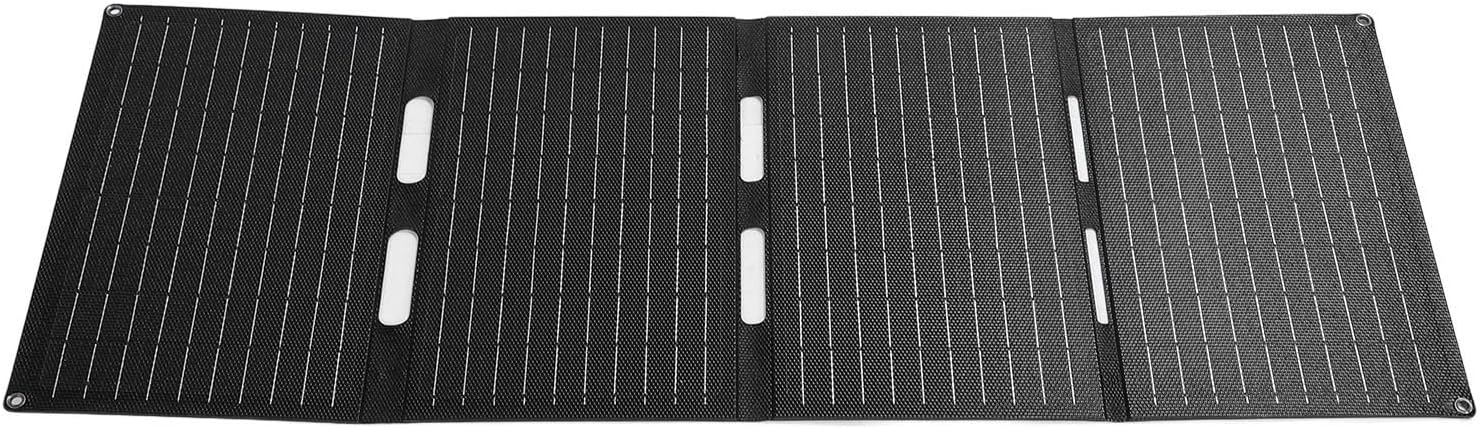 Portable Solar Panel, 60W 18V 12V 5V Foldable Solar Panels, USB Type C Direct Current Output Ports for Phone Laptop Tablet, Solar Panel Charger for Camping Van RV Trip