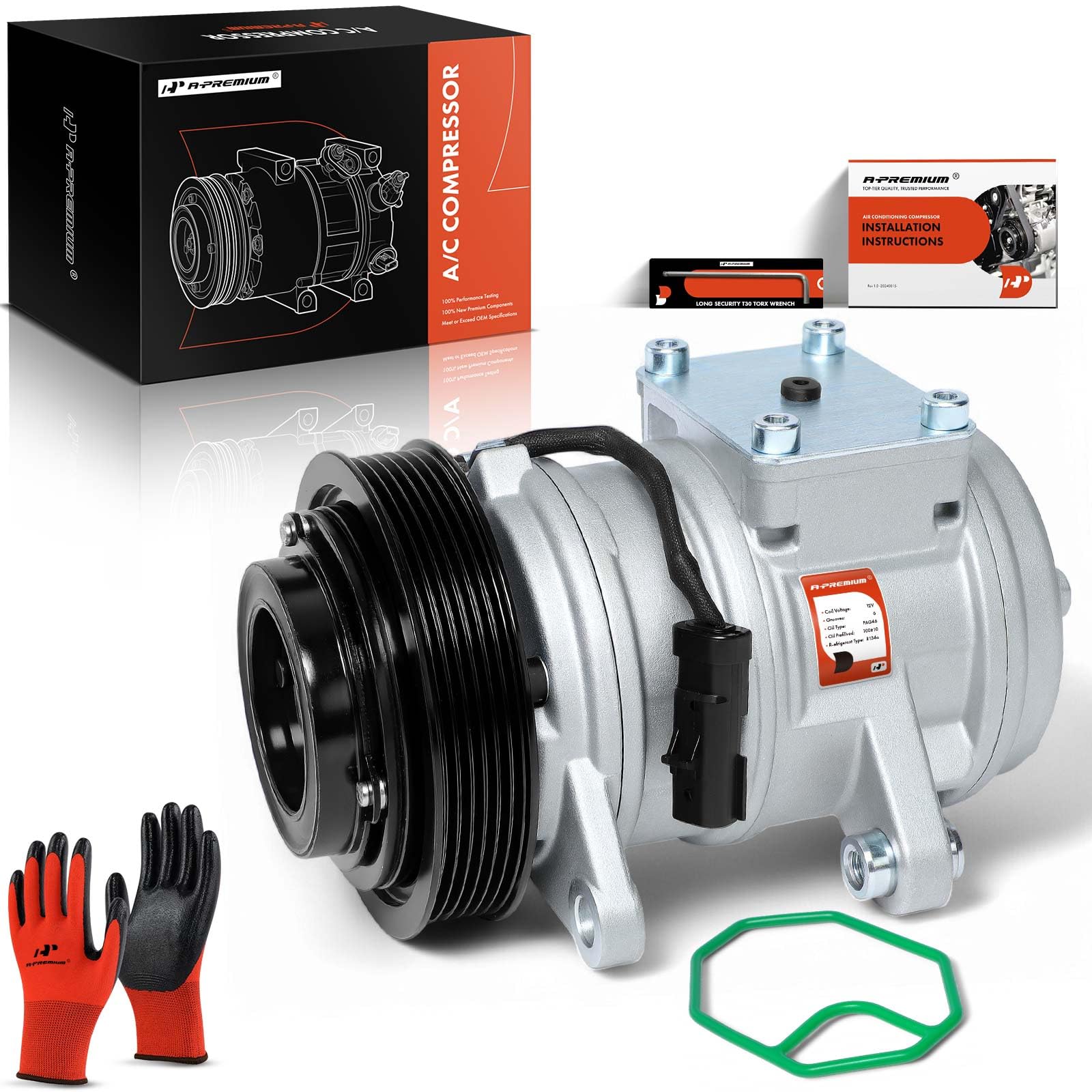 Amazon.com: A-Premium A/C Compressor with Clutch Compatible with